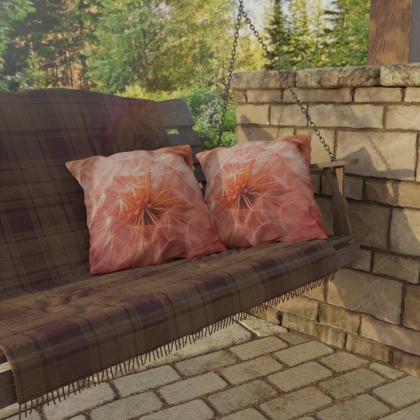 Lovely Fuzzy Fluff in Peach 01 - Outdoor Pillows - Image 16