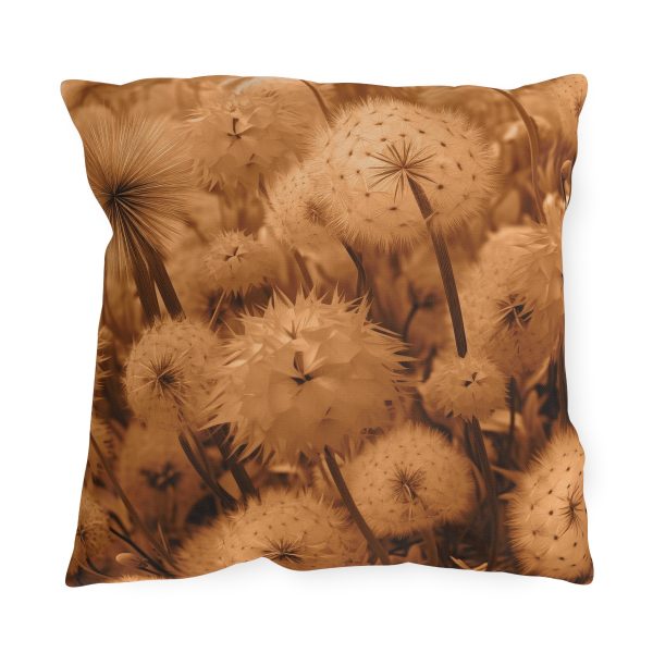 Dandelion Dream in Sunkissed Peach - Outdoor Pillows - Image 13