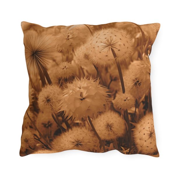 Dandelion Dream in Sunkissed Peach - Outdoor Pillows - Image 14