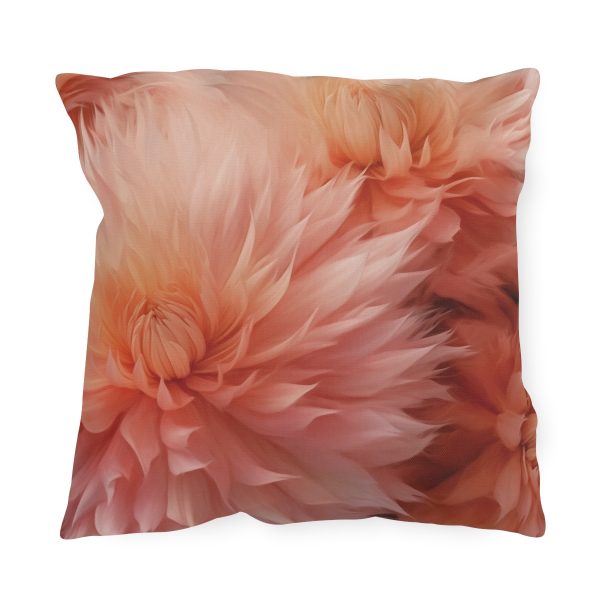 Lovely Fuzzy Buds in Peach 01 - Outdoor Pillows - Image 13