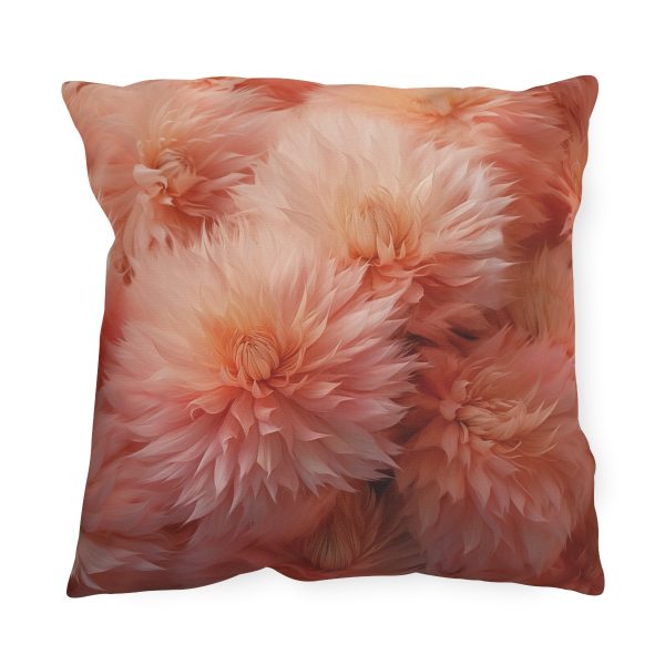 Lovely Fuzzy Buds in Peach 02 - Outdoor Pillows - Image 13