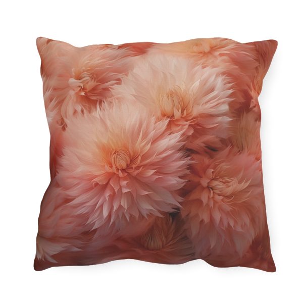 Lovely Fuzzy Buds in Peach 02 - Outdoor Pillows - Image 14