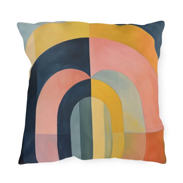 Soft Geometric Archways - Outdoor Pillows - Image 13