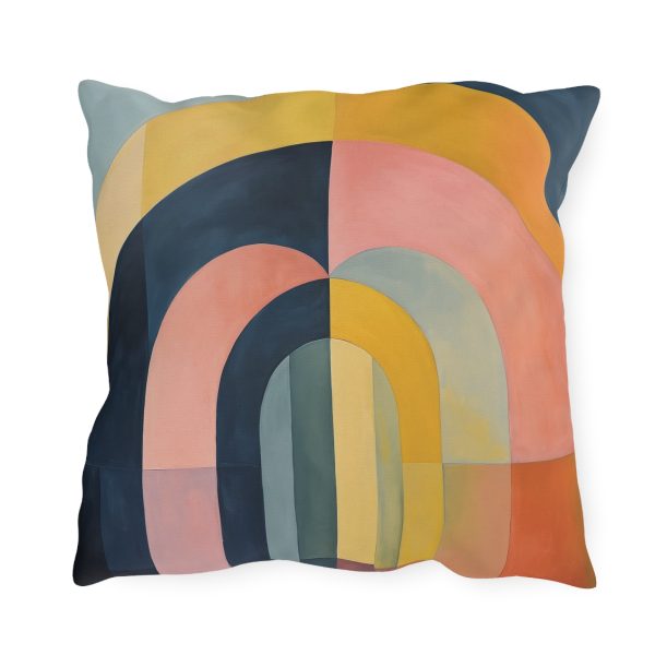 Soft Geometric Archways - Outdoor Pillows - Image 14