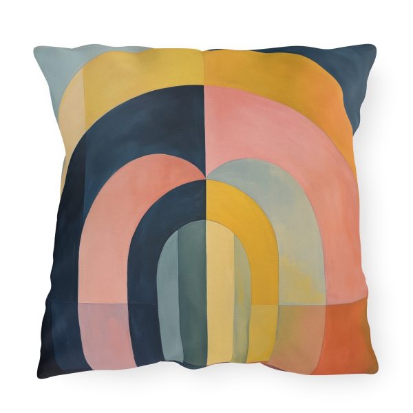 Soft Geometric Archways - Outdoor Pillows