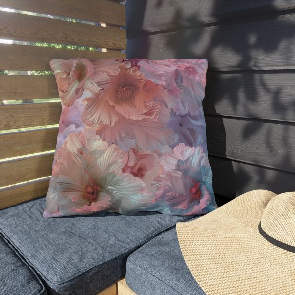 Floral Nebula 02 - Outdoor Pillows - Image 3