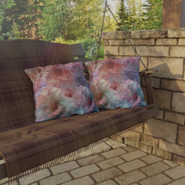 Floral Nebula 02 - Outdoor Pillows - Image 4