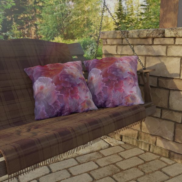 Floral Nebula 05 - Outdoor Pillows - Image 4