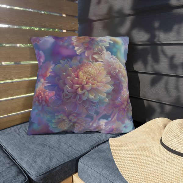 Floral Nebula 06 - Outdoor Pillows - Image 3