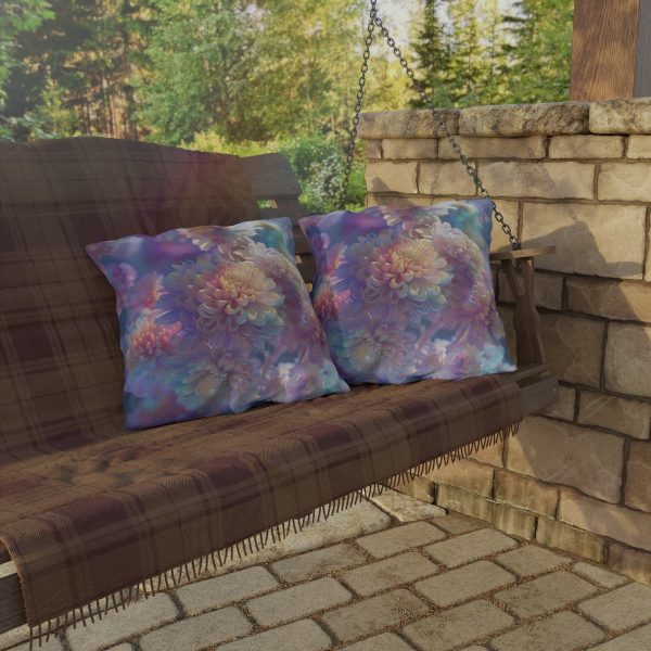 Floral Nebula 06 - Outdoor Pillows - Image 4