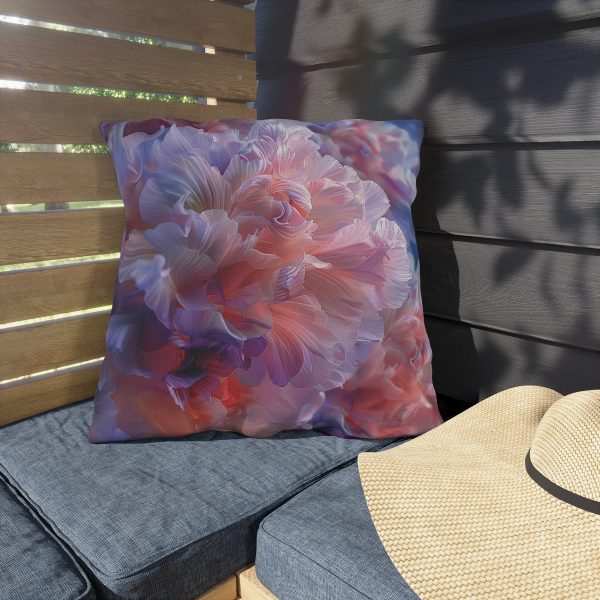 Floral Nebula 07 - Outdoor Pillows - Image 3