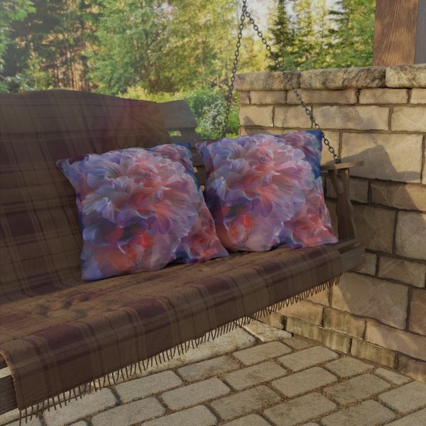 Floral Nebula 07 - Outdoor Pillows - Image 4