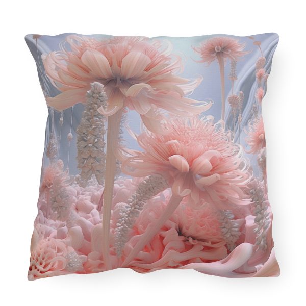 Foamy Floral Fusion 01 - Outdoor Pillows