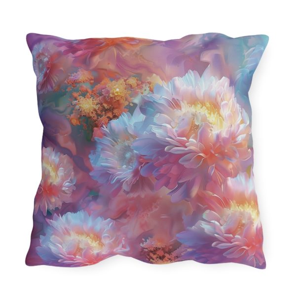 Floral Nebula 04 - Outdoor Pillows - Image 2