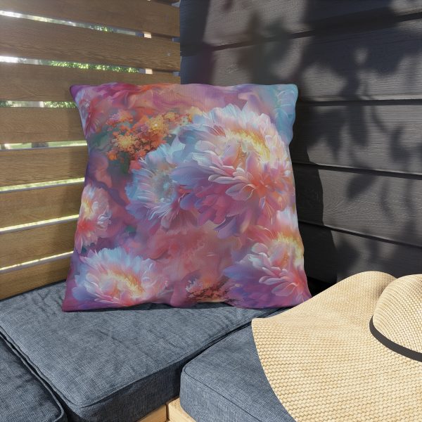 Floral Nebula 04 - Outdoor Pillows - Image 3