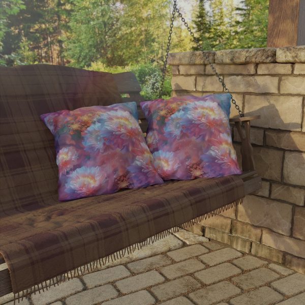 Floral Nebula 04 - Outdoor Pillows - Image 4