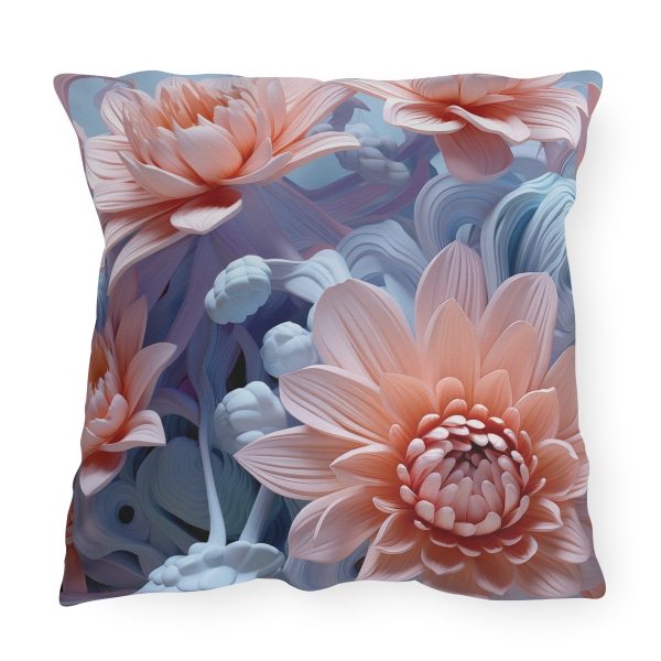 Foamy Floral Fusion 02 - Outdoor Pillows