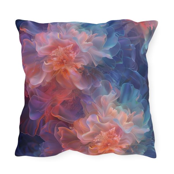 Floral Nebula 09 - Outdoor Pillows - Image 2