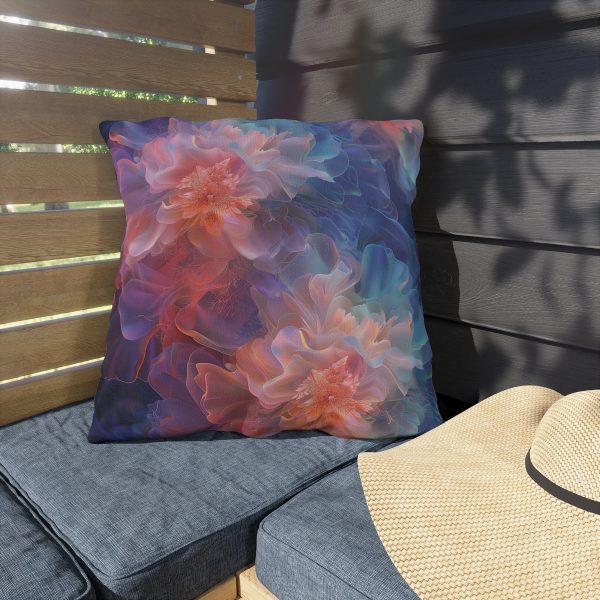 Floral Nebula 09 - Outdoor Pillows - Image 3