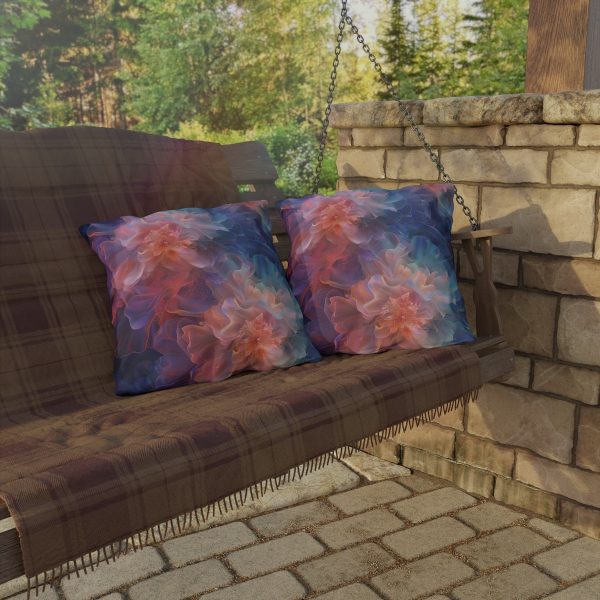 Floral Nebula 09 - Outdoor Pillows - Image 4