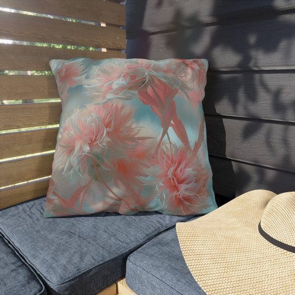 Floral Nebula 01 - Outdoor Pillows - Image 3