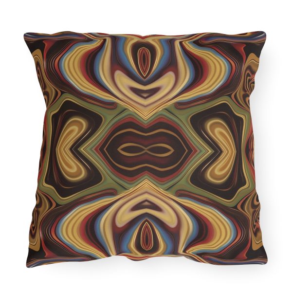 Lipnotic Kaleidoscope Background 04 - Outdoor Pillows