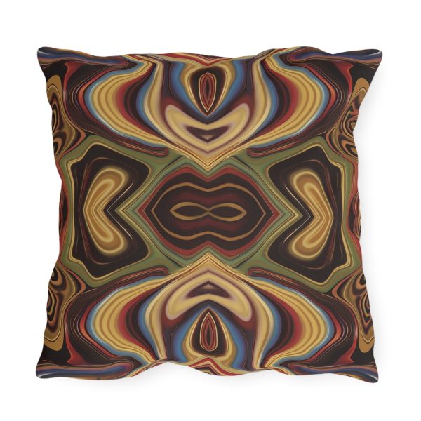 Lipnotic Kaleidoscope Background 04 - Outdoor Pillows - Image 2