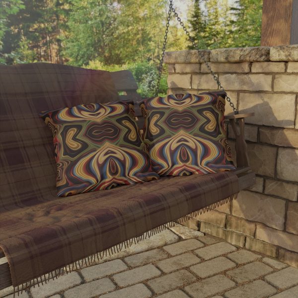 Lipnotic Kaleidoscope Background 04 - Outdoor Pillows - Image 4