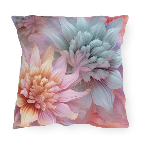 Pastel Fantasy Baroque Floral 03 - Outdoor Pillows