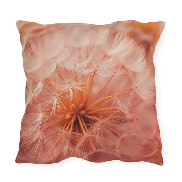 Lovely Fuzzy Fluff in Peach 01 - Outdoor Pillows - Image 2