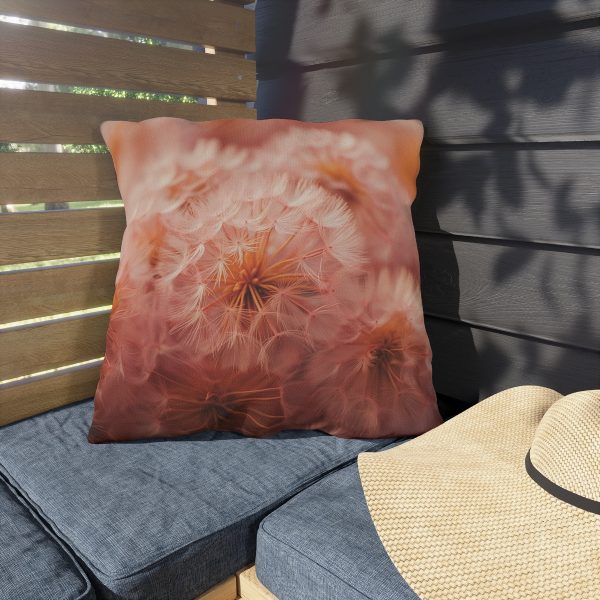 Lovely Fuzzy Fluff in Peach 02 - Outdoor Pillows - Image 3