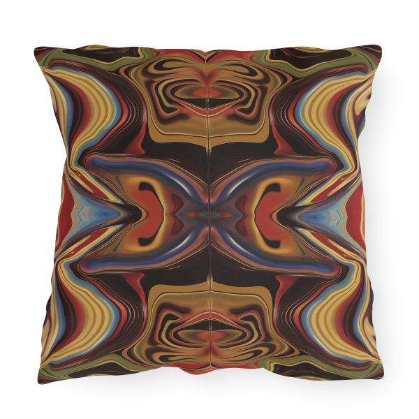 Lipnotic Kaleidoscope Background 01 - Outdoor Pillows