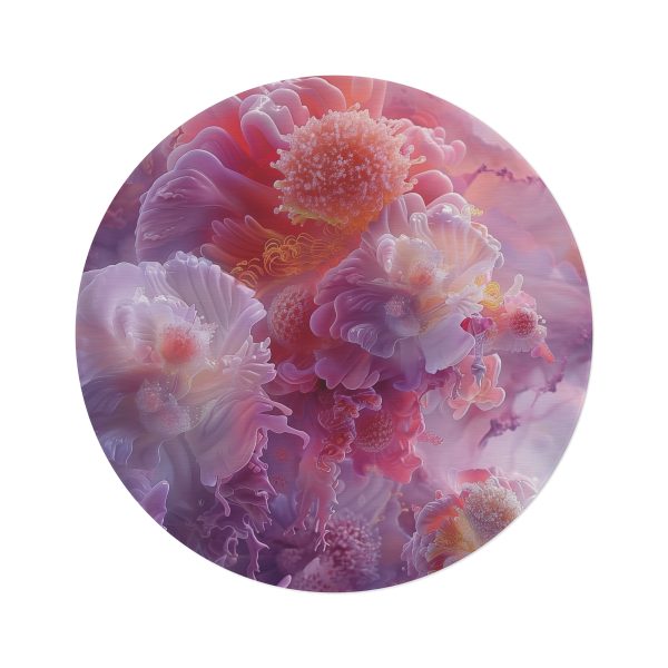 Floral Nebula 05 - Round Rug