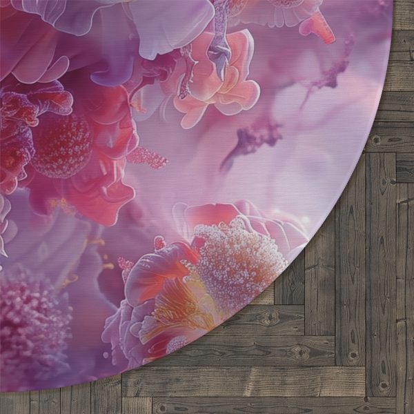 Floral Nebula 05 - Round Rug - Image 5