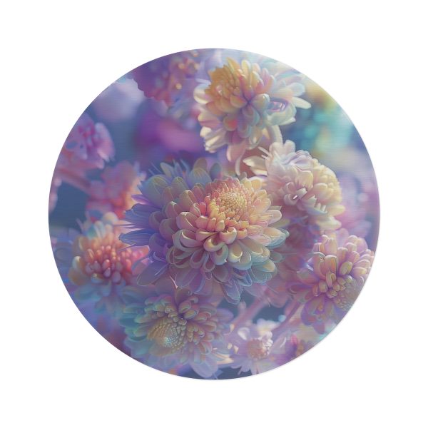 Floral Nebula 06 - Round Rug