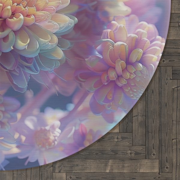 Floral Nebula 06 - Round Rug - Image 5