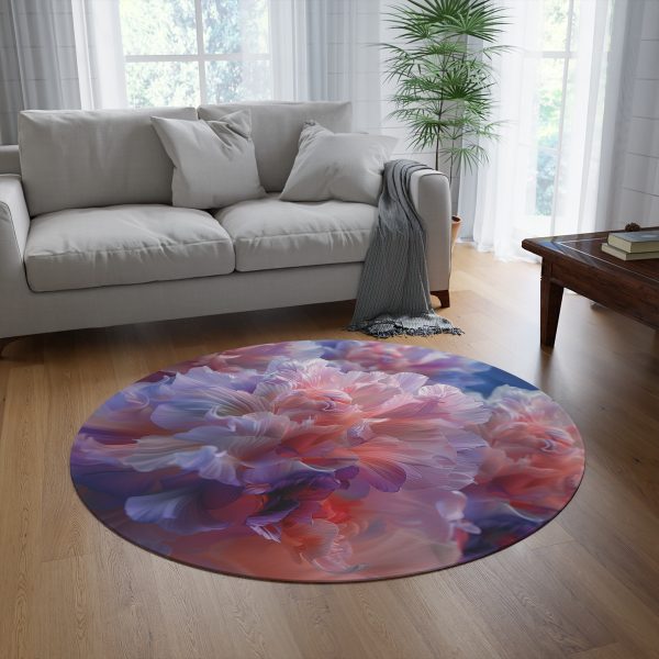 Floral Nebula 07 - Round Rug - Image 4