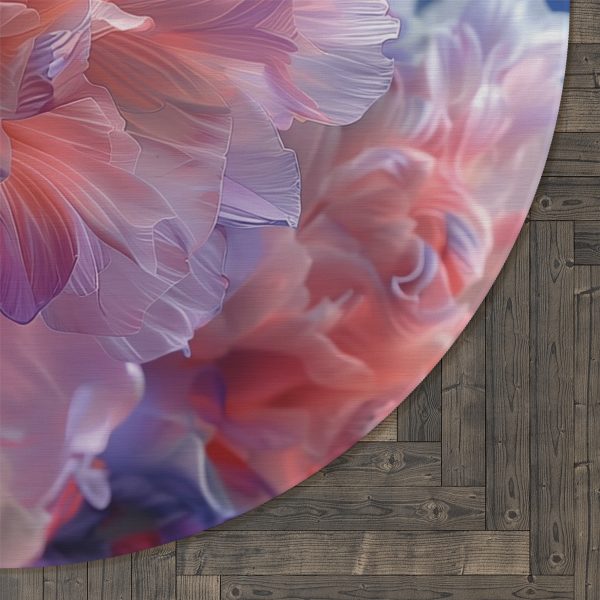 Floral Nebula 07 - Round Rug - Image 5