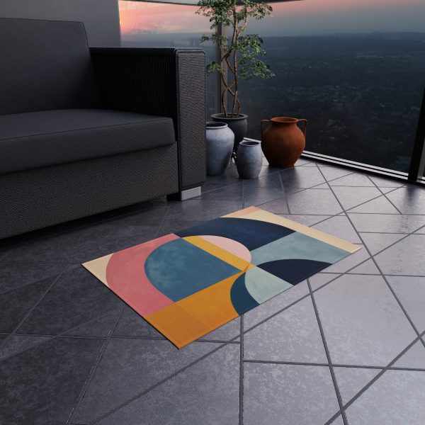 Soft Geometric Windows - Outdoor Rug - Image 8