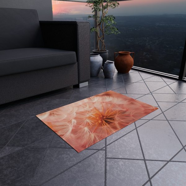 Lovely Fuzzy Fluff in Peach 01 - Outdoor Rug - Image 8