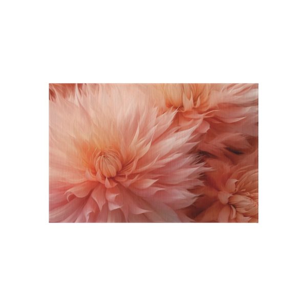 Lovely Fuzzy Buds in Peach 01 - Outdoor Rug - Image 5