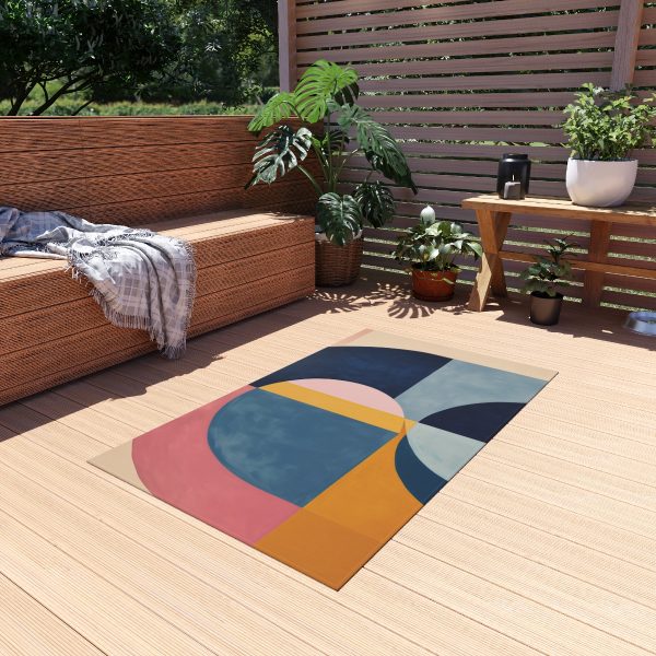 Soft Geometric Windows - Outdoor Rug - Image 11