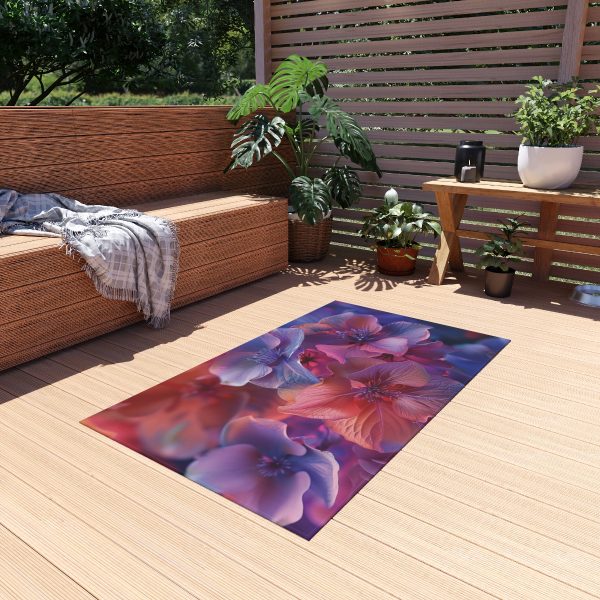 Bright Fantasy Floral 03 - Outdoor Rug - Image 11