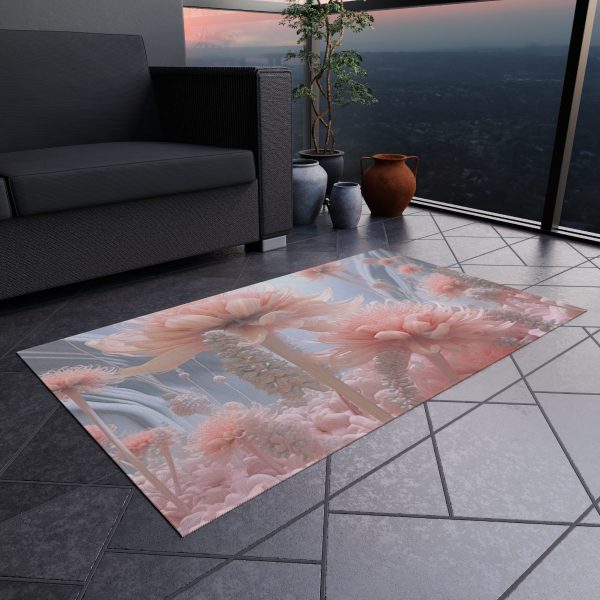 Foamy Floral Fusion 01 - Outdoor Rug - Image 12