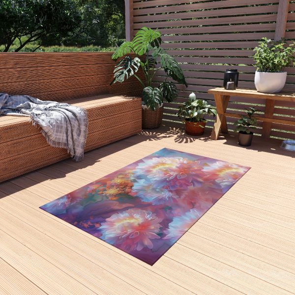 Floral Nebula 04 - Outdoor Rug - Image 11