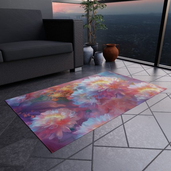 Floral Nebula 04 - Outdoor Rug - Image 12