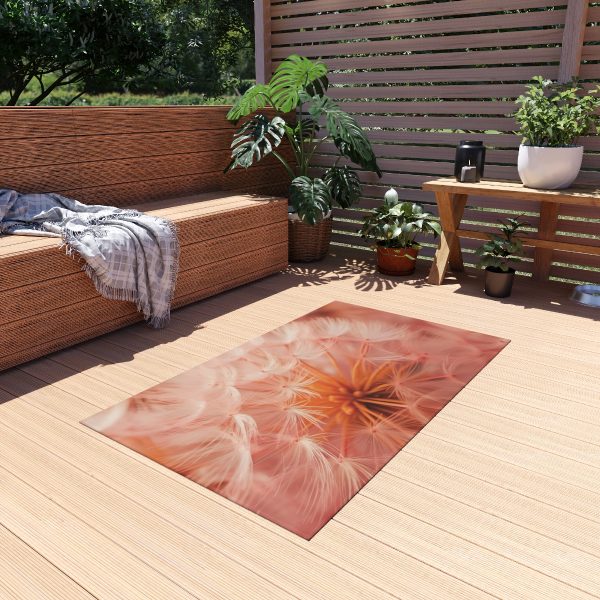 Lovely Fuzzy Fluff in Peach 01 - Outdoor Rug - Image 11