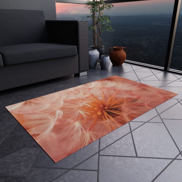 Lovely Fuzzy Fluff in Peach 01 - Outdoor Rug - Image 12