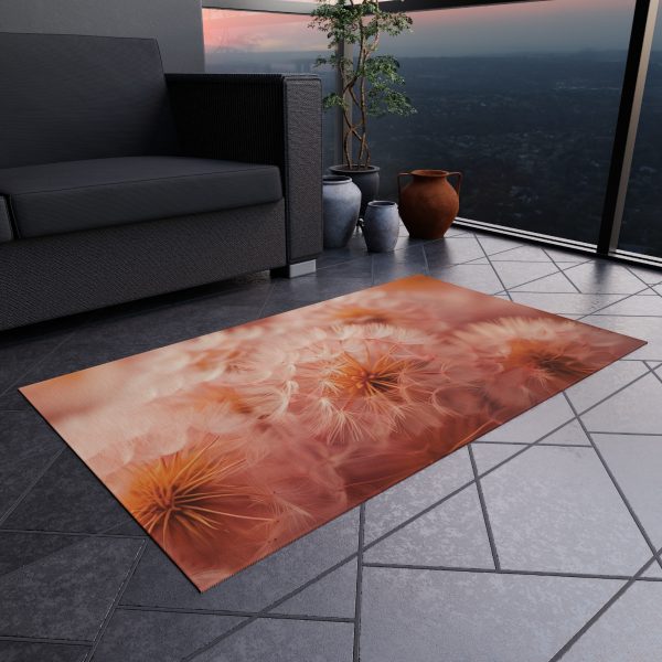 Lovely Fuzzy Fluff in Peach 02 - Outdoor Rug - Image 12