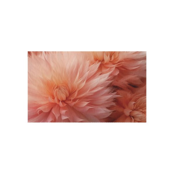 Lovely Fuzzy Buds in Peach 01 - Outdoor Rug - Image 9